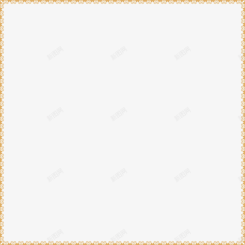 黄色线条框架png免抠素材_新图网 https://ixintu.com 免抠PNG 框架 线条 花纹 边框纹理 黄色