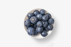 超越蓝莓酱一盘蓝莓水果元素高清图片