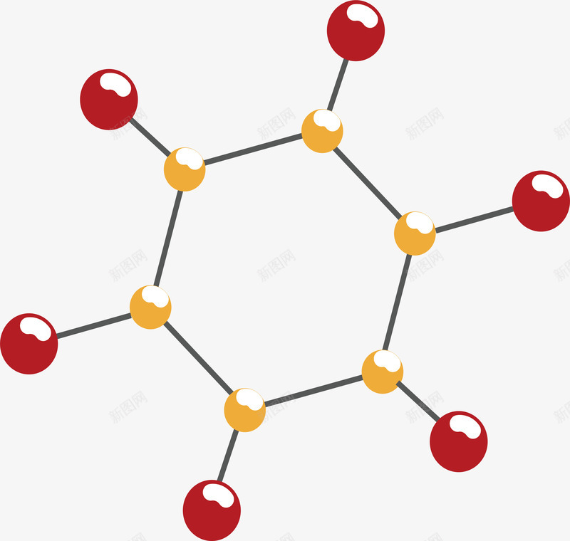 六边形分子结构png免抠素材_新图网 https://ixintu.com 六边形 分子 分子结构 化学分子 矢量png 结构体