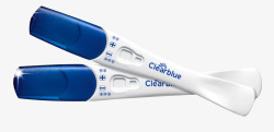 手托检测笔蓝色早孕检测电子笔高清图片