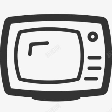 电视linecons自由标图标图标