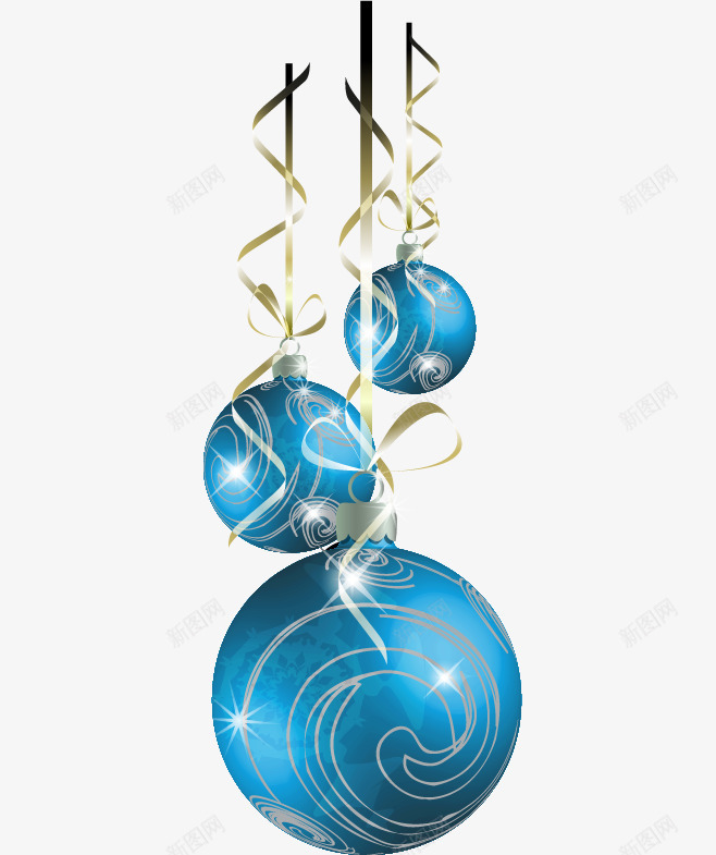 欢乐圣诞铃铛装饰3png免抠素材_新图网 https://ixintu.com 圣诞 欢乐 装饰素材 铃铛