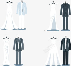 婚纱西服素材