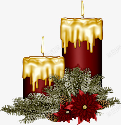 圣诞节燃烧的蜡烛png免抠素材_新图网 https://ixintu.com 圣诞节蜡烛 圣诞节蜡烛装饰 圣诞蜡烛 燃烧的蜡烛