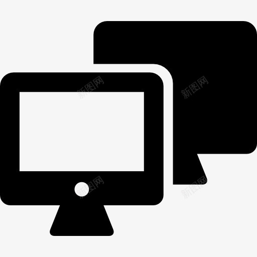 电脑屏幕上的图标图标png_新图网 https://ixintu.com 屏幕 技术 电脑显示器 电视屏幕 电视监控 计算机屏幕