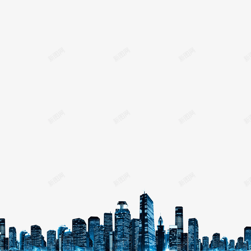 高楼城市建筑png免抠素材_新图网 https://ixintu.com 城市建筑 城市素材 高楼投影 高楼素材