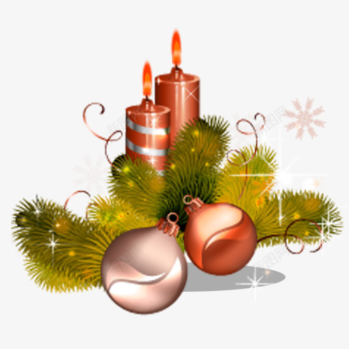 圣诞节蜡烛铃铛psd免抠素材_新图网 https://ixintu.com 圣诞节素材 圣诞节铃铛 蜡烛 铃铛