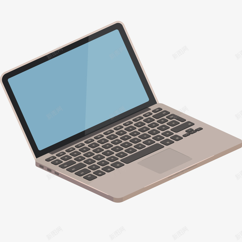 笔记本电脑png免抠素材_新图网 https://ixintu.com 手绘卡通 显示屏 电子产品 电脑 笔记本电脑 键盘