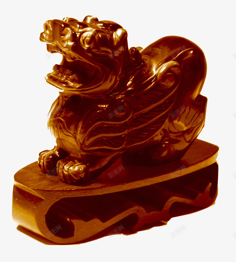 狮子摆件png免抠素材_新图网 https://ixintu.com 古代 古老 古董 玉狮子 象征