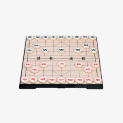 UB磁性折叠中国象棋仿实木棋盘素材