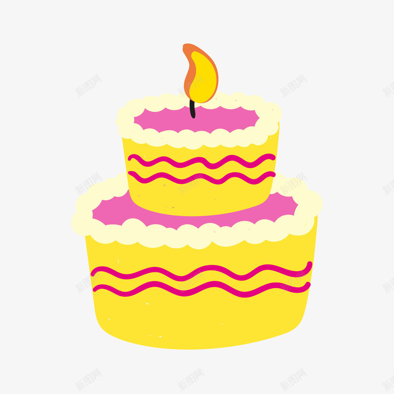 生日蛋糕蜡烛png免抠素材_新图网 https://ixintu.com 生日蛋糕 蜡烛