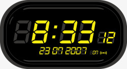 电子时钟设计时钟矢量图高清图片