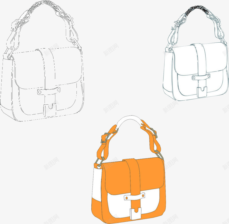 手绘包png免抠素材_新图网 https://ixintu.com 卡通 女性用品 平面设计 手绘 手绘包设计 手绘女包 手绘女性用品 生活用品 生活百科