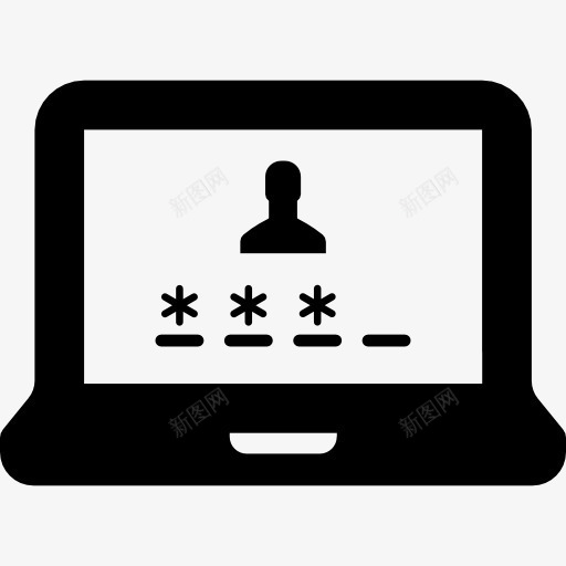 笔记本电脑图标png_新图网 https://ixintu.com 多媒体 密码 电子 笔记本电脑 计算机 计算机技术