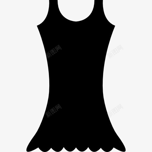 衣服图标png_新图网 https://ixintu.com 女性 布 时尚 暗 服装 服饰 衣服 黑