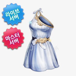 韩文标签卡通服饰素材