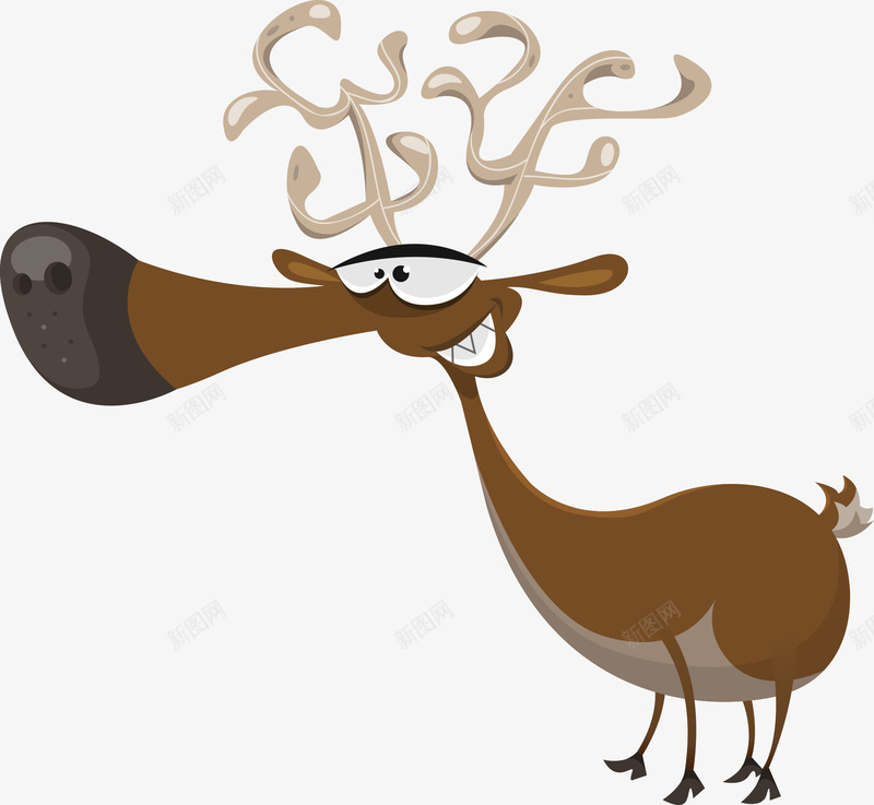 圣诞卡通创意麋鹿矢量图eps免抠素材_新图网 https://ixintu.com 创意麋鹿 卡通 卡通圣诞 卡通麋鹿 圣诞 麋鹿 矢量图