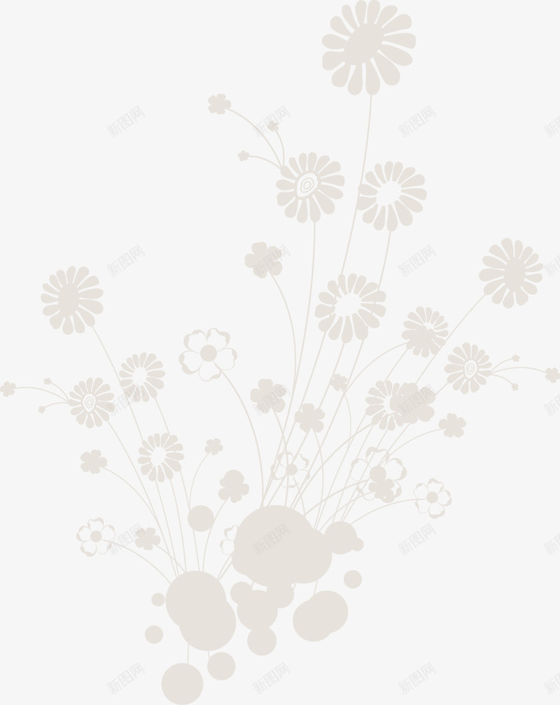 花卉元素矢量图ai免抠素材_新图网 https://ixintu.com 其他设计 可爱边框 广告设计 彩带 花形 花纹 花纹边框矢量素材 边框 矢量图