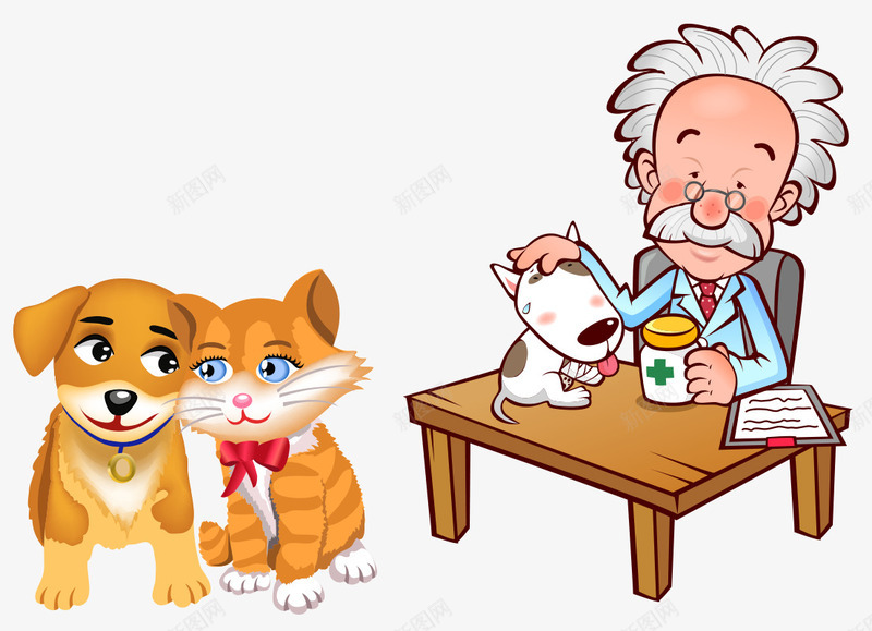卡通宠物png免抠素材_新图网 https://ixintu.com 卡通宠物 宠物 宠物之家 宠物狗 宠物猫 宠物领养
