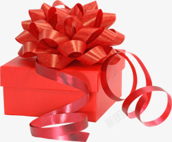 红点白底盒红色高贵礼物盒白底高清图片