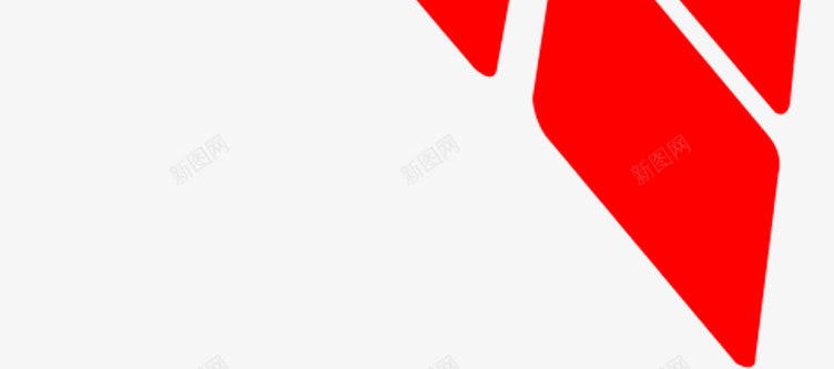 手绘红色几何图形拼接png免抠素材_新图网 https://ixintu.com 几何图形 拼接 红色