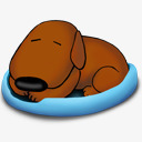 睡觉老狗图标png_新图网 https://ixintu.com animal dog hound old pet sleeping 动物 宠物 狗 猎犬 睡觉 老