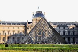 旅游世界名胜古典主义建筑巴黎卢浮宫图高清图片