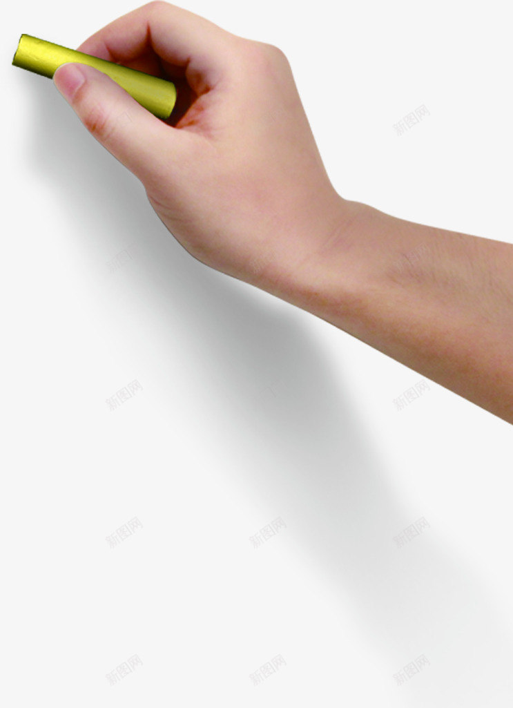 拿着粉笔的手臂png免抠素材_新图网 https://ixintu.com 教师节 粉笔 绿色