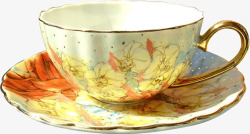 花纹陶瓷杯素材