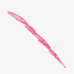 粉红色粉笔线条素材
