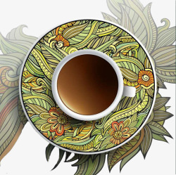 中国风瓷器茶杯素材