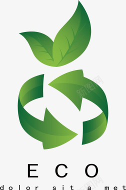 叶子创新能源logo矢量图图标图标