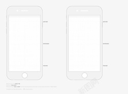 扁平风iphone6素材