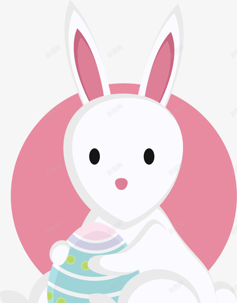 呆萌的小兔子矢量图ai免抠素材_新图网 https://ixintu.com 兔子 创意 动物 卡通手绘 可爱 宠物 小白兔 矢量图