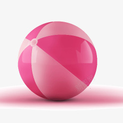 小清新粉色球装饰素材