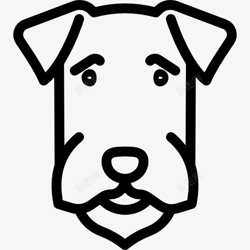 Airedale图标png_新图网 https://ixintu.com 动物 品种 宠物 狗