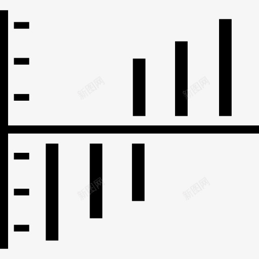 双棒的图形界面符号图标png_新图网 https://ixintu.com 双接口 图形 图表 数据分析 符号 酒吧