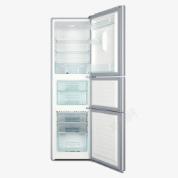 使用过的开柜家用电器旧冰箱高清图片
