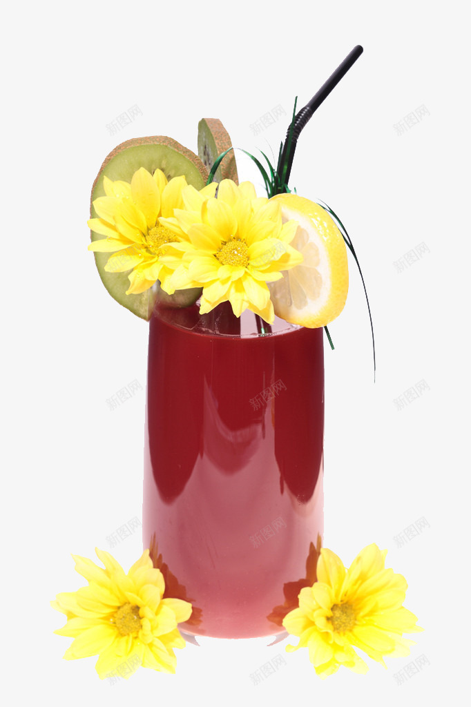 饮料png免抠素材_新图网 https://ixintu.com 杯子 菊花茶 饮料