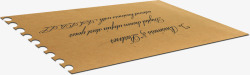 手绘木纹邮票欧式字母素材