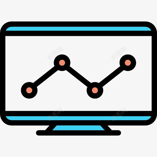 屏幕图标png_新图网 https://ixintu.com 业务 图 增长 屏幕 技术 电视 电视屏幕 监控