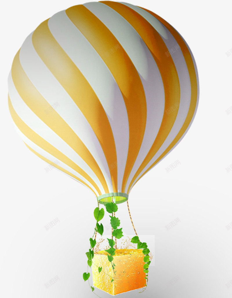 创意黄色热气球橙汁png免抠素材_新图网 https://ixintu.com 创意 橙汁 热气球 素材 黄色