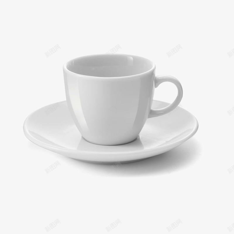 白色茶具png免抠素材_新图网 https://ixintu.com 杯子 白色 茶具 茶座 茶杯