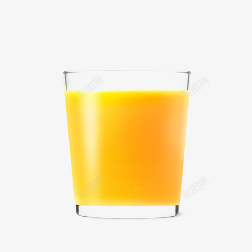水杯中的橙汁片png免抠素材_新图网 https://ixintu.com 橙汁 水杯 液体 黄色