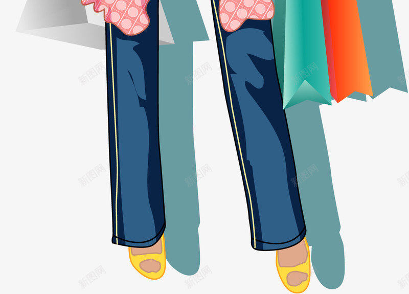 短发购物的女人png免抠素材_新图网 https://ixintu.com 女人 时尚 时髦 服装 服饰 短发 衣服 袋子 购物