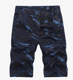 海军迷彩蓝黑色裤装素材