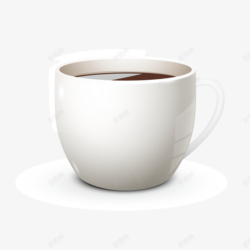 陶瓷杯子咖啡矢量图ai免抠素材_新图网 https://ixintu.com 咖啡 杯子 白色 陶瓷 矢量图