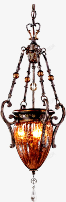 古典豪华蜡烛吊灯素材