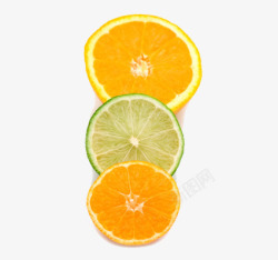 矢量酸橙水果橙子片高清图片
