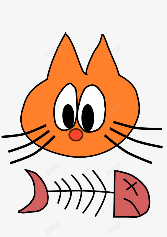 可爱的猫咪头png免抠素材_新图网 https://ixintu.com 卡通的猫咪 可爱的 头 猫咪